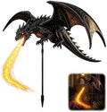 Solar Dragon Fire Garden Light, Dragon Garden Stake Outdoor Decor (1Pcs) by Unknown