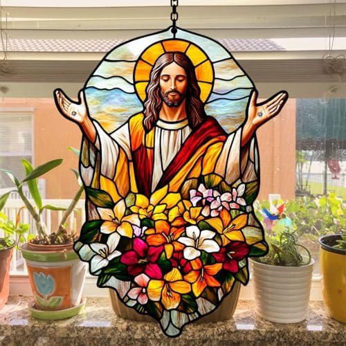 Jesus Acrylic Suncatcher - Image 4