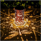 Dragonfly Solar Lanterns Outdoor Waterproof Hanging Solar Lights Dragonfly Gifts for Women Men Mom Metal Decorative LED Lanterns for Yard, Patio, Lawn, Pathway, Landscape, Garden Decor by TIGGSY