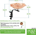 Achla Designs Copper Bee Fountain & Birdbath with Rail Mount Bracket - Image 2