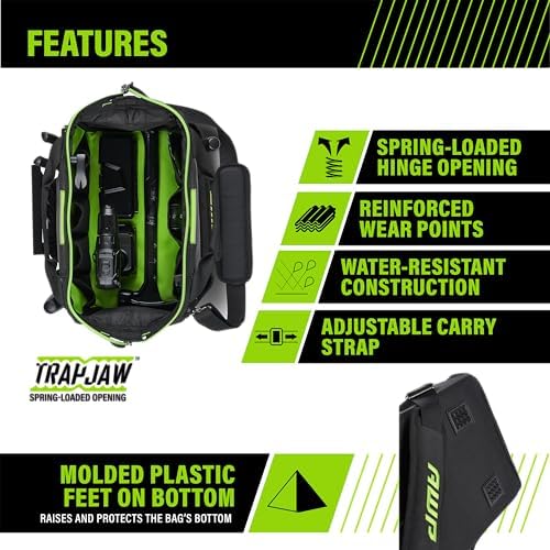 AWP Tool Bags, Premium Tool Bag, Black, Durable Tool Tote, for Professionals and Contractors - Image 3