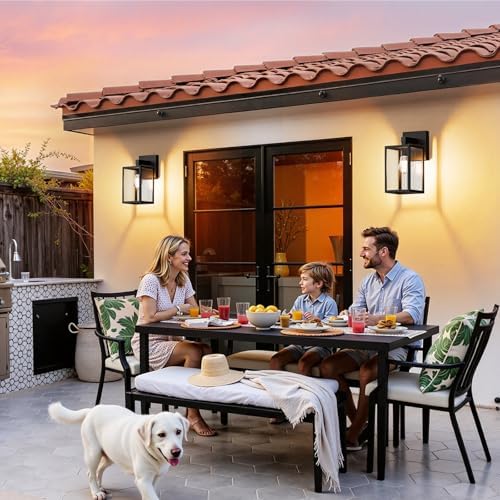 MATAMEYE Outdoor Wall Light, Waterproof Exterior Porch Lighting Fixture - Image 7