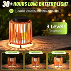 Outdoor Solar Lantern for Patio Waterproof, Rechargeable Table Lamp - Image 4