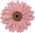 Magnolia Garden 12-Inch Sculpted Pink Daisy Decorative Stepping Stone – 3D Floral Resin Garden Walkway Tile – Elegant Blush Flower Outdoor Accent by DicksonsGifts