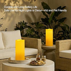 Amagic 12"x5" Large Waterproof Outdoor Flameless Candles with Remote Timer - Image 5