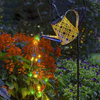 VOOKRY Solar Watering Can Lights, Outdoor Large Hanging Lantern Waterproof, Multicolor Retro Metal Solar Lights for Patio Yard Porch Lawn Garden Christmas Decor Gifts for Mom Women Grandma Birthday - Image 6