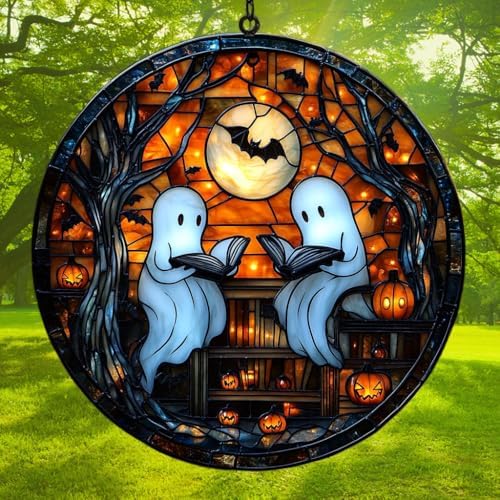 Funny Ghost Halloween Acrylic Suncatcher - Image 3