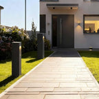 Modern Pathway Light Landscape Path Light 3000K Warm Led Bollard Lighting Fixture Outdoor Waterproof Walkway Light Aluminum Rainproof Path Lamp for Garden Lawn Courtyard Driveway 23.6in - Image 2