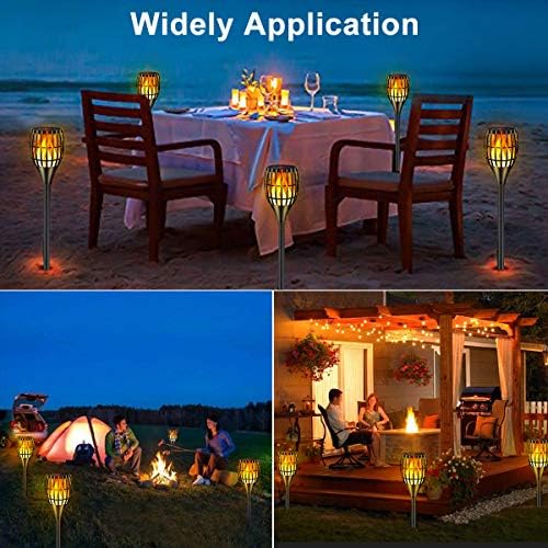 Solar Lights Outdoor 43" Flickering Flame Solar Torch Lights - Image 4