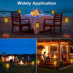 Solar Lights Outdoor 43" Flickering Flame Solar Torch Lights - Image 4