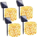 Solar String Lights Outdoor, 4Pack 800LED 288FT Fairy Lights Warm White by BHCLIGHT