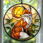 Celestial Fox Acrylic Suncatcher by AVAGAN