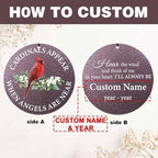 30"/36"/45" Cardinal Wind Chimes for Memorial Loss Loved One - Image 5