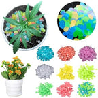 Glow in The Dark Pebbles 600 Pcs Glow in The Dark Pebbles Water Tank Luminous Stones Garden Path Aquarium Glowing Outdoor Decorations(Rose) - Image 6