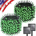 KAQ 2pack 500LED Solar String Lights Outdoor Waterproof Green by KAQ
