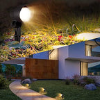 Outdoor Landscape Lighting Low Voltage Garden Landscape Lights Spotlight Uplight, Aluminum Construction Waterproof 12V 5W 3000K Warm-Yellow Light（4-Pack） - Image 5