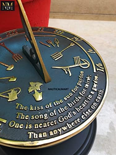NauticalMart Brass Sundial Kiss of The Sun - Image 4