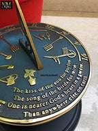 NauticalMart Brass Sundial Kiss of The Sun - Image 4