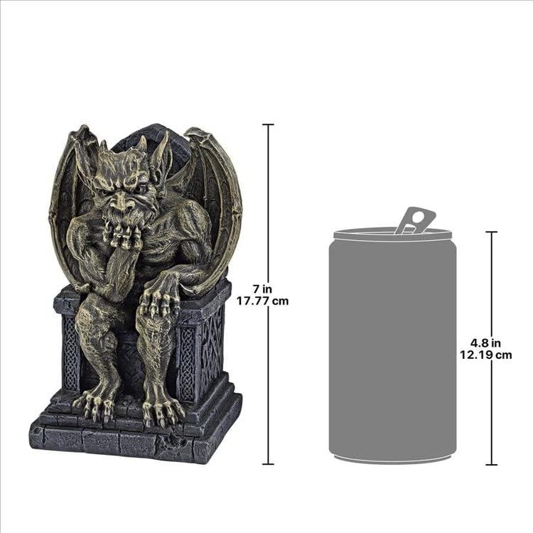 Design Toscano Hemlock's Gargoyle Throne Statue: Small - Image 3