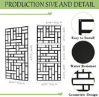 Large Wall Trellis for Indoor Outdoor Climbing Plant, 37×16.5×1.6in - Image 2