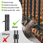 19.83ft(L) X 13inch(H) No Dig Fence, 14 Panels Animal Barrier Fences Rustproof Metal Bottom Fencing Border, Rabbits Dog Digging Blockers Ground Stakes Defense for Outdoor Landscape Patio - Image 5
