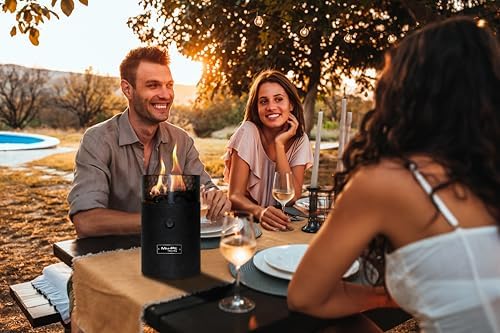 Flame King Mini Tabletop Fire Pit, Dual Fuel Propane and Butane, Smokeless Odorless Flame, Portable Great for Outdoor - Image 5