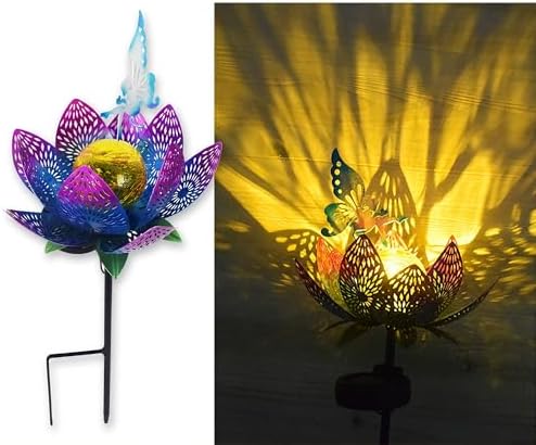 6 Pack Solar Lights (Flower & Animal Solar Light Blue) by Unknown