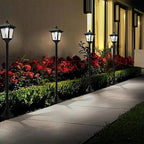 Solar Lamp Post Lights Outdoor 2 Pack 40 Inch, Vintage Waterproof LED Lights for Garden Patio Pathway Yard - Image 2