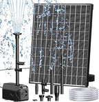 Biling 20W Solar Pond Pump 320GPH Dry-Run Protection Quiet Pump For Garden by biling