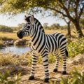 Garden Statue 18" Zebra, Outdoor Statue Weatherproof Lawn Ornament by Guioiby