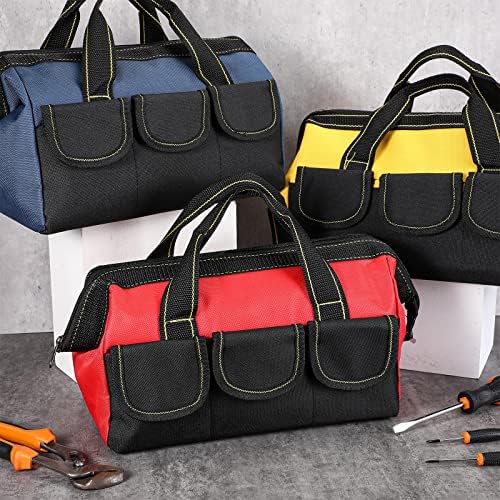 Sanwuta 3 Pack 16 Inch Tool Bags, Classic, Red - Image 6