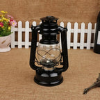 2pcs Vintage Classical Portable Kerosene Lantern, Iron and Glass - Image 3