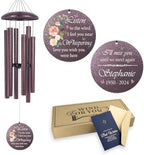 ASTARIN 36" Large Deep Tone Personalized Sympathy Wind Chimes, Memorial Wind Chime for Loss of Mother Father Loved One, Hummingbird Bereavement Gifts Decor Outdoor by Astarin