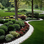 15 lbs White Rocks for Landscaping, 1-2Inch River Rocks for Plants - Image 5