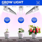 Barrina 2FT T8 LED Grow Light, Full Spectrum Plant Growing Lights, 6 Packs - Image 5