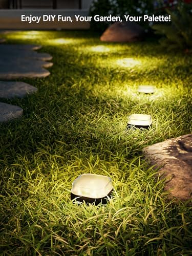 Brizled Halloween Lights Outdoor, 50ft Color Changing Smart Ground Lights - Image 4