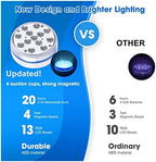 Submersible LED Lights with Remote Underwater Pool Light IP68 Magnet 13 LED Bright Lamp RGB for Pond/Pool/Aquarium(2 Light 1 Controller,7.0CM) - Image 5