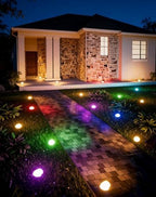 Solar Glass Garden Pebbles,Solar Pebble Lights Outdoor,Pebble Shape Decorative Rock Lights Waterproof Solar,Glowing Cobblestone Stones for Outdoor Landscape Lighting,for Pathway,Yard Decor (Cold) - Image 6