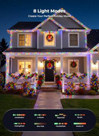 Minetom 6 Pack Solar-Christmas-Lights-Outdoor, Total 236FT, 600 LEDs - Image 4