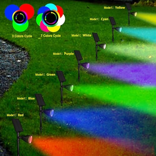 Solar Outdoor Spotlights, 1 Pack - Image 3