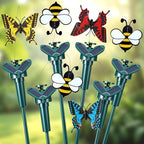 Retisee 6 Pcs Flying Bees Butterflies for Centerpieces Solar Garden Stake by Retisee