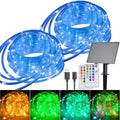 99FT Solar Rope Lights Outdoor Waterproof LED String Lights Color Changing by Nazuwke