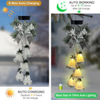 Christmas Bells Solar Mobile Lights,Wind Chimes for Outside & Hanging Decor - Image 3