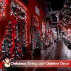 Solar Christmas Lights Outdoor, 6 Pack Solar String Lights Red and White - Image 6