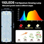 4Pack Flat Panel Grow Lights for Indoor Plants, Seed Starting - Image 2