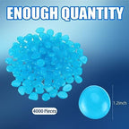 Sasylvia 4000 Pcs Glow in The Dark Rocks Blue Garden Glow Rocks - Image 2