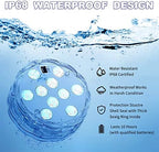 Mudder 12 Pack Submersible LED Lights with Remote 2.8" Hot Tub Lights Waterproof Pool Underwater LED Light Battery Operated Bathtub Lamp 16 Color Changing Lamp for Pool Pond Vase Aquarium Decoration - Image 4