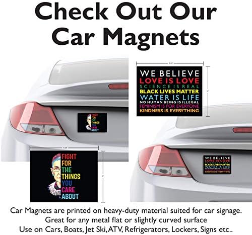SignPro We Believe Yard Sign | We Believe Sign | Black Lives Matter Sign | Love is Love | Kindness Is Everything | 24" x 18" Corrugated Plastic Yard Signs with H Stakes | Double Sided (1) - Image 4