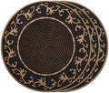 HF by LT Deluxe Rubber Stepping Stone, Scroll Pin Dot Design, Heavy Duty 13" All-Weather Garden Tile, Black with Brushed Brass Finish, Set of 3 by HFbyLT