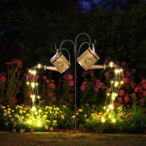 JIAJIAMEI Solar Watering Can Lights Outdoor Garden Decor - Image 6
